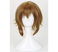 Tokyo Ghoul Fueguchi Hinami Cosplay Wigs Short Styled Straight Brown Heat Resistant Synthetic Hair Wig + Wig Cap AZ-878