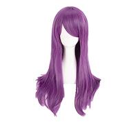 Tokyo Ghoul Guru Rize Kamishiro Cosplay Wigs Long Wavy Purple Heat Resistant Synthetic Hair Wig + Wig Cap