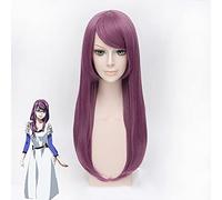Tokyo Ghoul Guru Rize Kamishiro Long Wavy Purple Heat Resistant Synthetic Hair Anime Costume Cosplay Wigs + Wig Cap