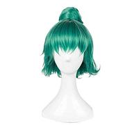 Tokyo Ghoul Sen Takatsuki Eto 30cm Short Green Heat Resistant Cosplay Costume Wig With A Bun + Wig Cap