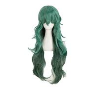 Tokyo Ghoul Sen Takatsuki Eto Cosplay Wigs 80cm Long Green Ombre Heat Resistant Synthetic Hair Wig + Wig Cap