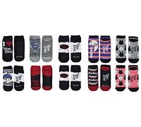 Tokyo Ghoul Socks Cosplay (10 Pair) - (Women) Tokyo Ghoul Gifts Merchandise Low Cut Socks - Fits Shoe Size: 4-10 (Ladies), Multicolored, Medium