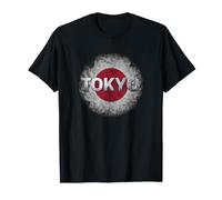 Tokyo Japan Flag Grunge Art - Distressed Japanese Rising Sun T-Shirt