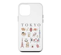 Tokyo Japan Icons Cute Culture Travel Art Illustration Case for iPhone 12 mini