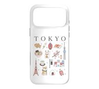 Tokyo Japan Icons Cute Culture Travel Art Illustration Case for iPhone 17 Pro Max