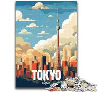 Tokyo Japan Jigsaw Puzzles for Adults Teenagers Jigsaws Puzzle, Educational Family Game Suitable for Desktop Decoration 2000pcs (70x100cm)