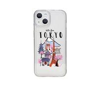 Tokyo Japan Landmark River Blossom Clear TPU Custom Compatible With iPhone 7 7S 8 SE 2020 X XR XS 11 12 13 14 15 16 16E Pro Max Plus Mini Bumper Case Design Personalised Name Cover Silicone