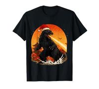 Tokyo Japan Monster Santazilla Funny Christmas Monster T-Shirt