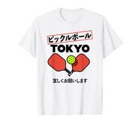 Tokyo Japan Pickleball Japanese Typography Design Value Graphic T-Shirt