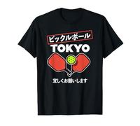 Tokyo Japan Pickleball Japanese Typography Design Value Graphic T-Shirt