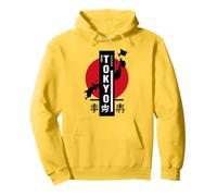 Tokyo Japan Red Sun Aesthetic Tee - Urban Streetwear Vibe Pullover Hoodie