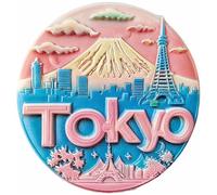 Tokyo Japan Refrigerator Magnet Tourist Souvenir 3D Fridge Decoration Craft
