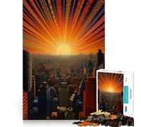 Tokyo Japan Rising Sun Teenagers 1000 Piece Jigsaw Puzzle Strong Logic Toy Leisure Fun Clear Edge Art Collectible 50x75cm