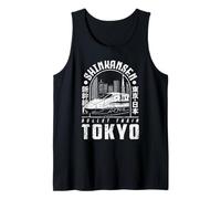 Tokyo Japan Shinkansen Bullet Train Anime Kanji Souvenir Tank Top