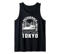 Tokyo Japan Shinkansen Bullet Train Anime Kanji Souvenir Tank Top