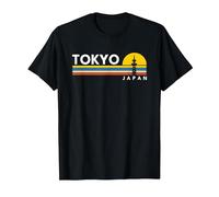 Tokyo Japan Skytree Vintage Retro Souvenirs T-Shirt, Men, Black, 3X-Large