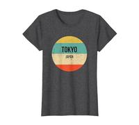Tokyo Japan T-Shirt, Women, Dark Heather Grey, Large