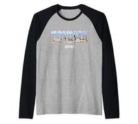 Tokyo Japan Tokyo City of Tokyo Vintage Design Raglan Baseball Tee