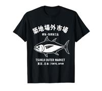 Tokyo Japan Tuna Fish Sushi Lover Japanese Tsukiji Market Value Graphic T-Shirt