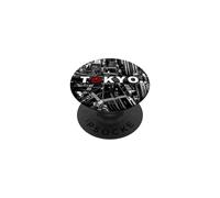 Tokyo Japan Urban Night Street Art Illustration PopSockets Adhesive PopGrip