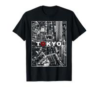 Tokyo Japan Urban Night Street Art Illustration T-Shirt