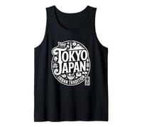 Tokyo Japan Urban Tradition Vintage Japanese Kanji Souvenir Tank Top