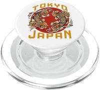 Tokyo Koi Fish Japan Tee- Japanese Lucky Symbol Tee PopSockets PopGrip for MagSafe