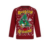 Tokyo Laundry Boy's Rocking Tree Novelty Christmas Jumper