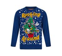Tokyo Laundry Boy's Rocking Tree Novelty Christmas Jumper