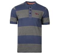 Tokyo Laundry Emilio Henley Top-S-Mid Grey Marl