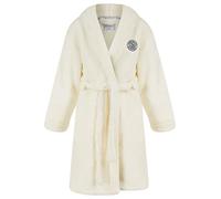 Tokyo Laundry Girl's Elleray Soft Fleece Hooded Dressing Gown with Tie Belt - Ecru - 7-8 Years