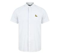 Tokyo Laundry Kensington Eastside Men's Mixam Short Sleeve Cotton Twill Shirt Bright White