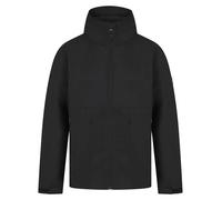 Tokyo Laundry Lachlan Lightweight Windbreaker Jacket with Hood in Jet Black XL