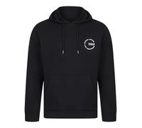 Tokyo Laundry Layden Motif Brushback Fleece Pullover Hoodie in Sky Captain Navy L