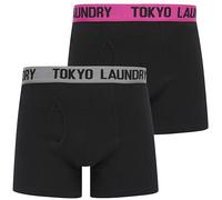 Tokyo Laundry Men's 2 Pack Gift Box Stretch Cotton Boxer Shorts Set