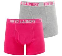 Tokyo Laundry Men's 2 Pack Gift Box Stretch Cotton Boxer Shorts Set