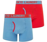 Tokyo Laundry Men's 2 Pack Gift Box Stretch Cotton Boxer Shorts Set