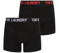 Tokyo Laundry Men's 2 Pack Gift Box Stretch Cotton Boxer Shorts Set