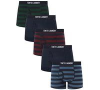 Tokyo Laundry Men's (5 Pack) Stretch Cotton Boxer Shorts Set