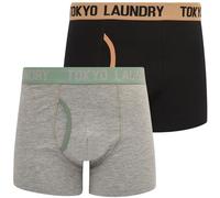 Tokyo Laundry Men's Abbots 2 Pack Boxer Shorts