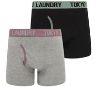Tokyo Laundry Men's 'Abbots' 2 Pack Boxer Shorts Set