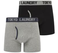 Tokyo Laundry Men's 'Abbots' 2 Pack Boxer Shorts Set