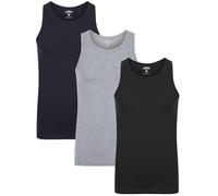 Tokyo Laundry Men's 'Albacore' (3-Pack) Jersey Cotton Sleeveless Vest Tops