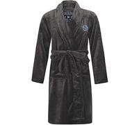 Tokyo Laundry Men's Alps Fleece Dressing Gown - Dark Grey - L