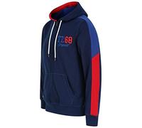 Tokyo Laundry Men's Asmodues Zip Through Hooded Top - Medieval Blue - S