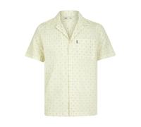 Tokyo Laundry Men's 'Bastien' Lightweight Cotton Short Sleeve Cuban Collar Summer Shirt Snow White