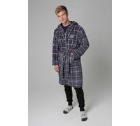 Tokyo Laundry Men's Check Print Dressing Gown in Grey | Size: Large Tokyo Laundry Grey L