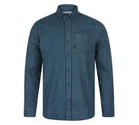 Tokyo Laundry Men's Checked Cotton Flannel Shirt Sailor Blue