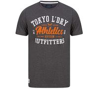 Tokyo Laundry Men's Cloud Vintage Retro Graphic Print T-Shirt - Dark Grey - S