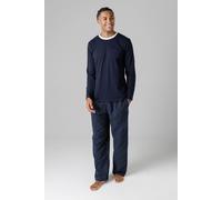 Tokyo Laundry Men's Cotton Crew Neck Pyjama Set in Navy | Size: XL Tokyo Laundry Navy XL